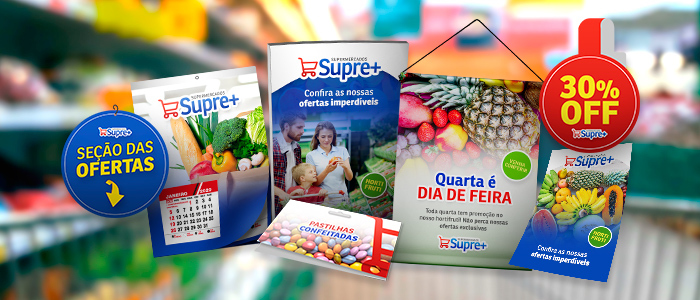 O que oferecer? 7 dicas de produtos gráficos para supermercados